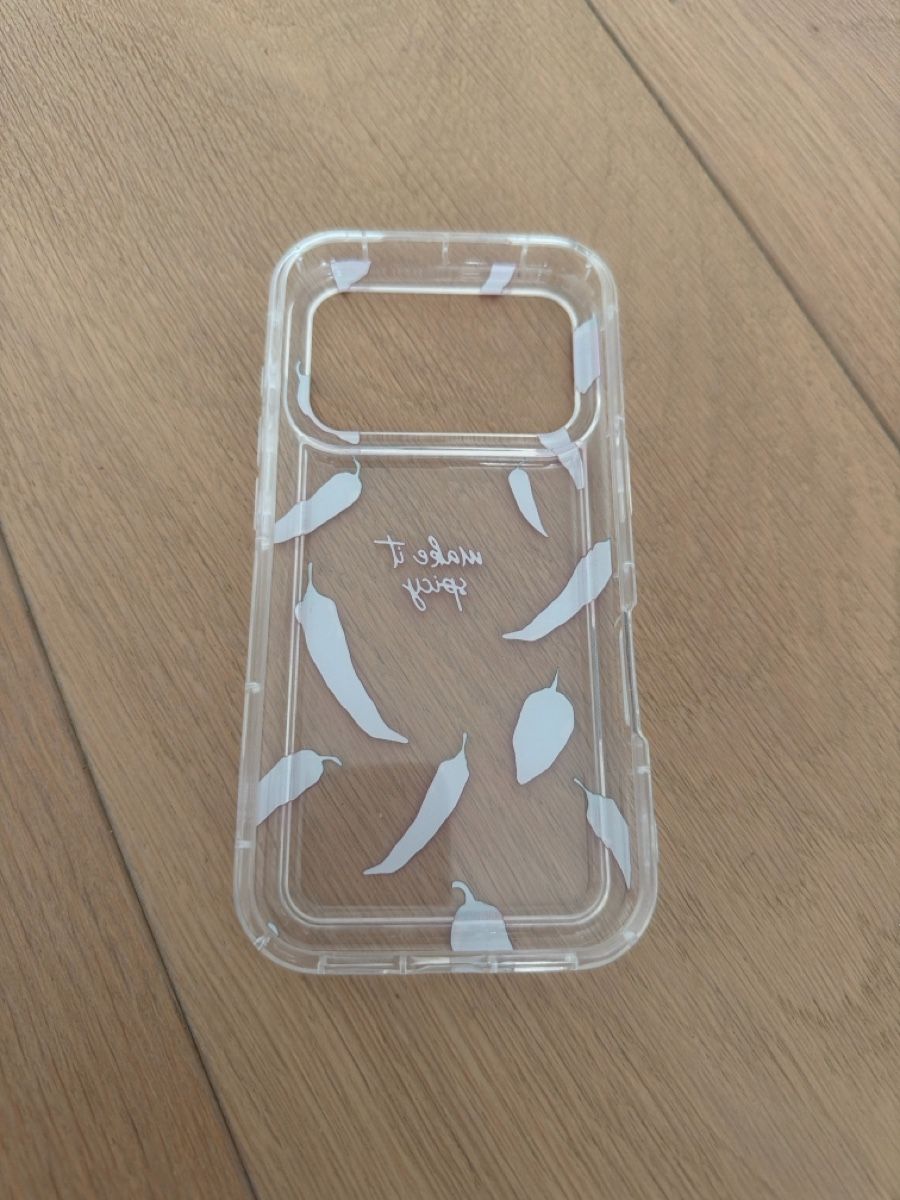 Coques & Protection écran: Schutzhülle Chili Muster transparent Iphone 17 pro – Neuf (Voir description) à Winterthur par saram26 1