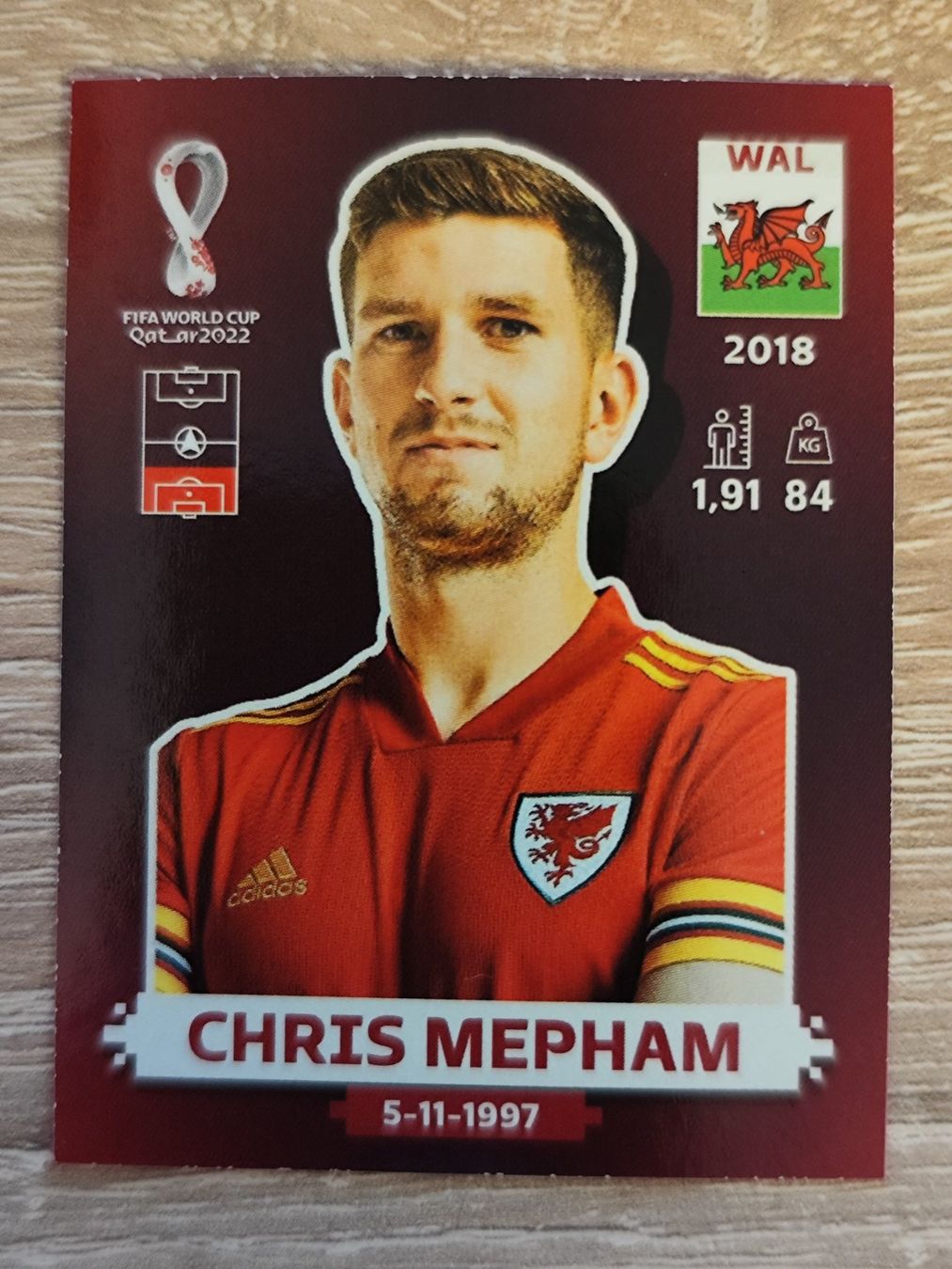Panini Cartes à collectionner: Chris Mepham Panini WM Qatar 2022 – Neuf (Voir description) à Fislisbach par Hast1976