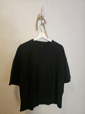 Kastiges schwarzes C&A T-Shirt Grösse L