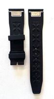 schwarzes IWC Kautschukband mit EasX-CHANGE-System, LP 290,-