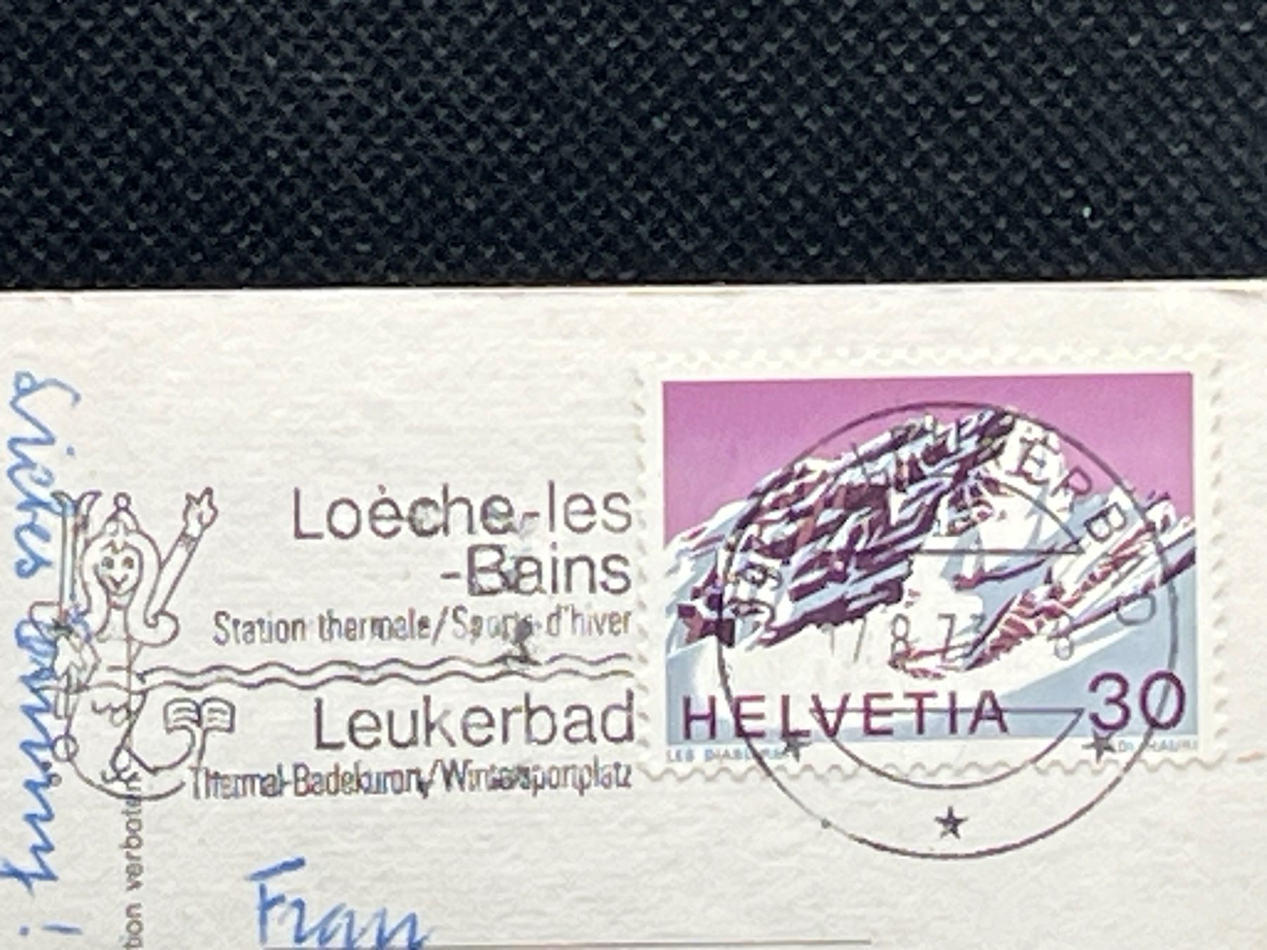 Cartoline postali: Leukerbad - Loèche les Bains – Usato da Widnau venduto da Brusi9 1