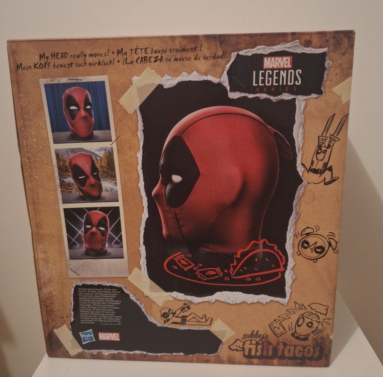 Hasbro Giocattoli: Marvel Hasbro Legends Series Deadpool Speak Head – Nuovo e nell'imballaggio originale da Davesco-Soragno venduto da OtakuVaultTicino 1