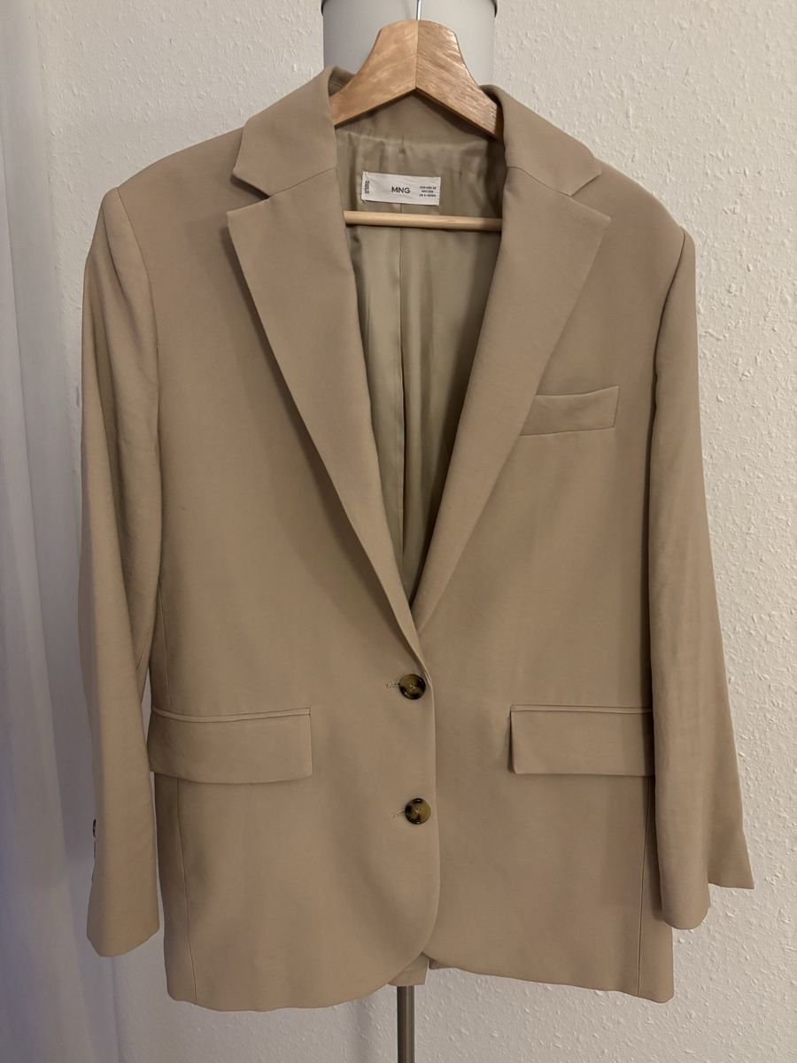 Mango Giacche: Élégante veste oversize beige Mango – Nuovo (secondo la descrizione) da Onex venduto da ali_8gbq