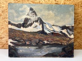Sicht auf Matterhorn von Willy MERNSINGER        (ID M498)