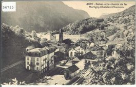 Salvan - La gare - Chemin de fer Martigny-Chamonix