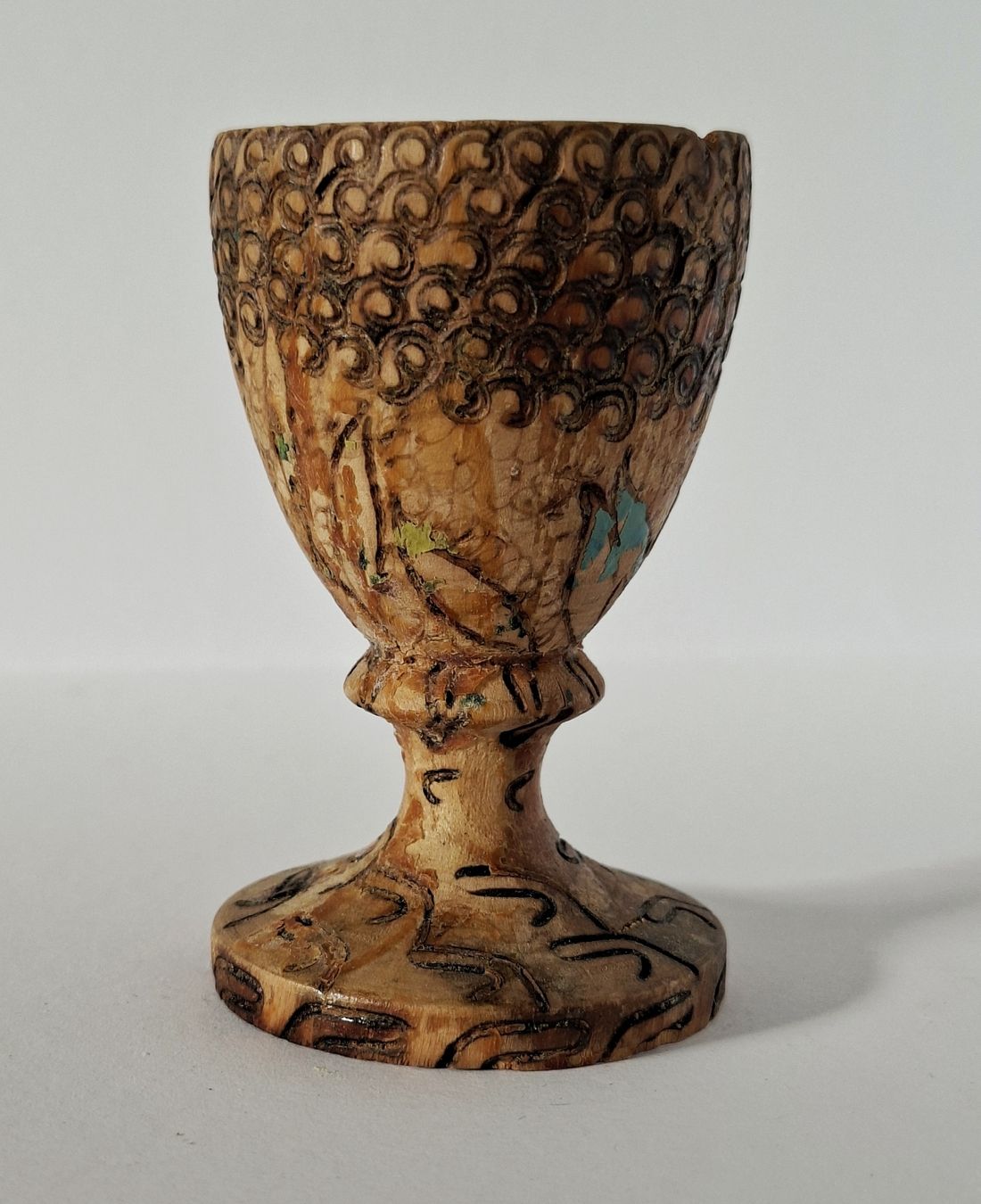 Altre Stoviglie: Wunderschöner vintage Eierbecher aus Holz – Usato da Dietikon venduto da Magi2 3