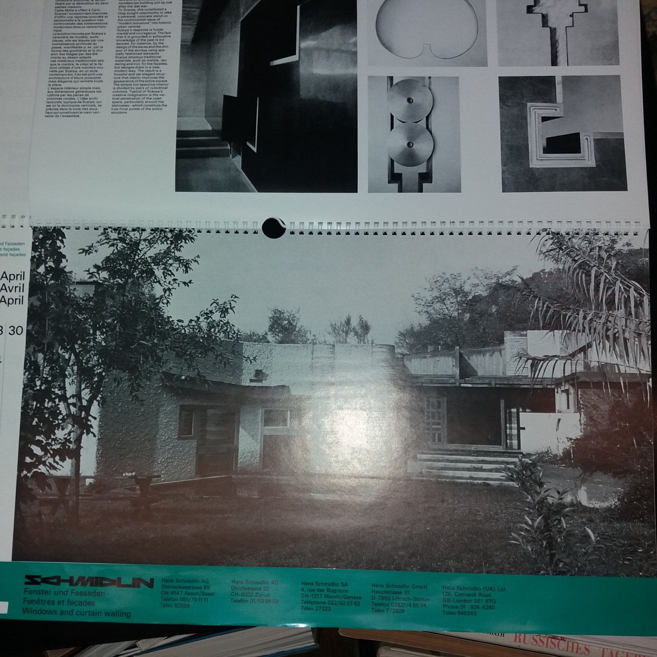 Libri: ARCHITEKTUR Carlo Scarpa selten – Usato da Welschenrohr venduto da Regool 9