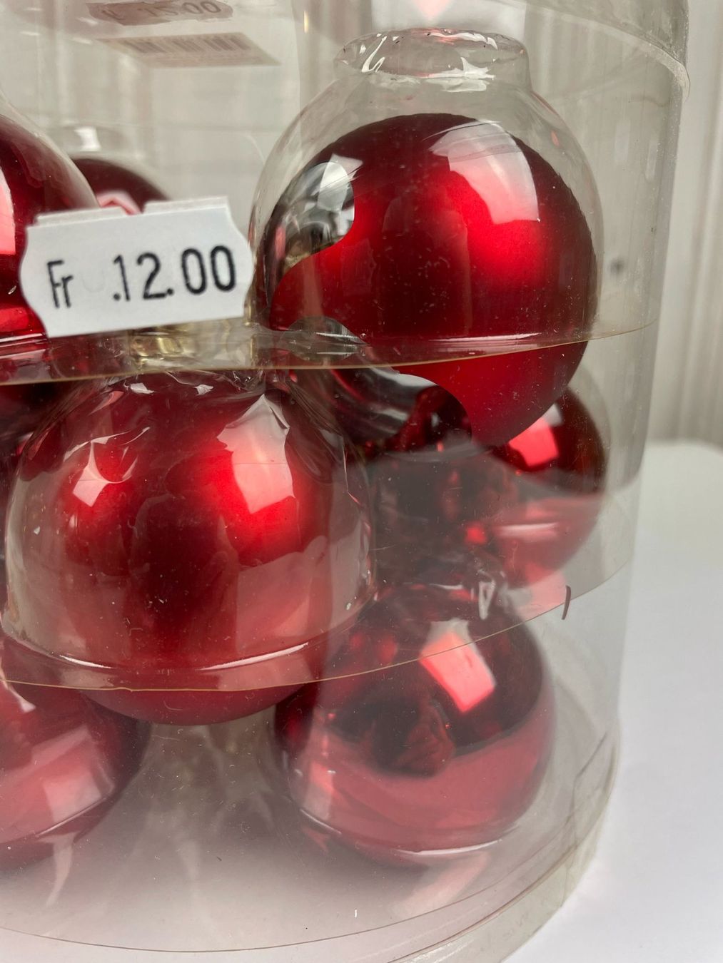 Tutte le decorazioni: Weihnachtskugeln, glänzend - ROT – Nuovo e nell'imballaggio originale da Wängi venduto da Thurgauer98 2