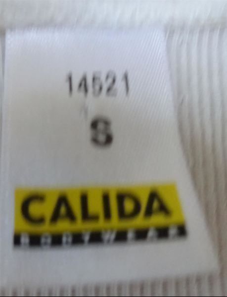 Calida Altra biancheria intima: Calida - Unterzieh Hemdchen - weiss - Grösse S – Usato da Zofingen venduto da Justizia_01 1