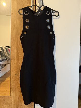 Elegantes schwarzes Kleid MARCIANO NEU mit Etikett Größe S