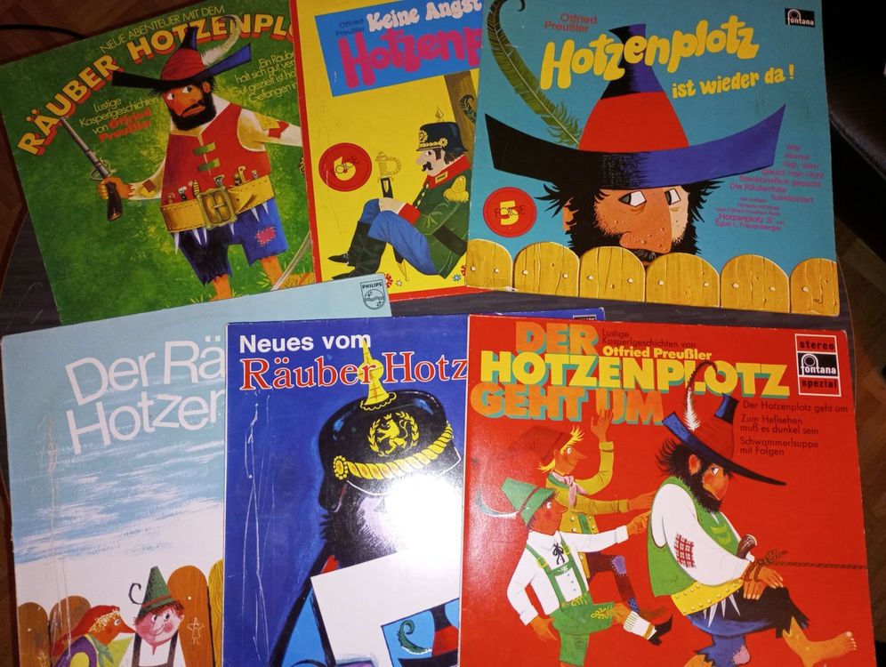 LP's Räuber Hotzenplotz/ 6 Schallplatten /