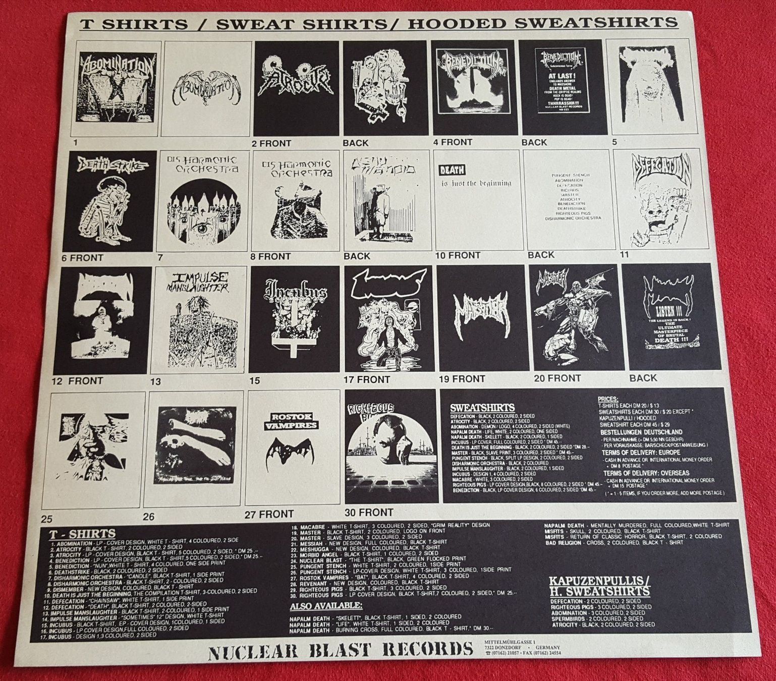 Dischi in vinile: Abomination - Tragedy Strikes - LP  1991 - OIS – Usato da Uster venduto da Zardodel 8