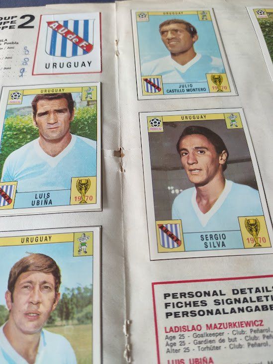 Panini Alben: PANINI album 1970 original – Gebraucht aus Gumefens von Golden 5
