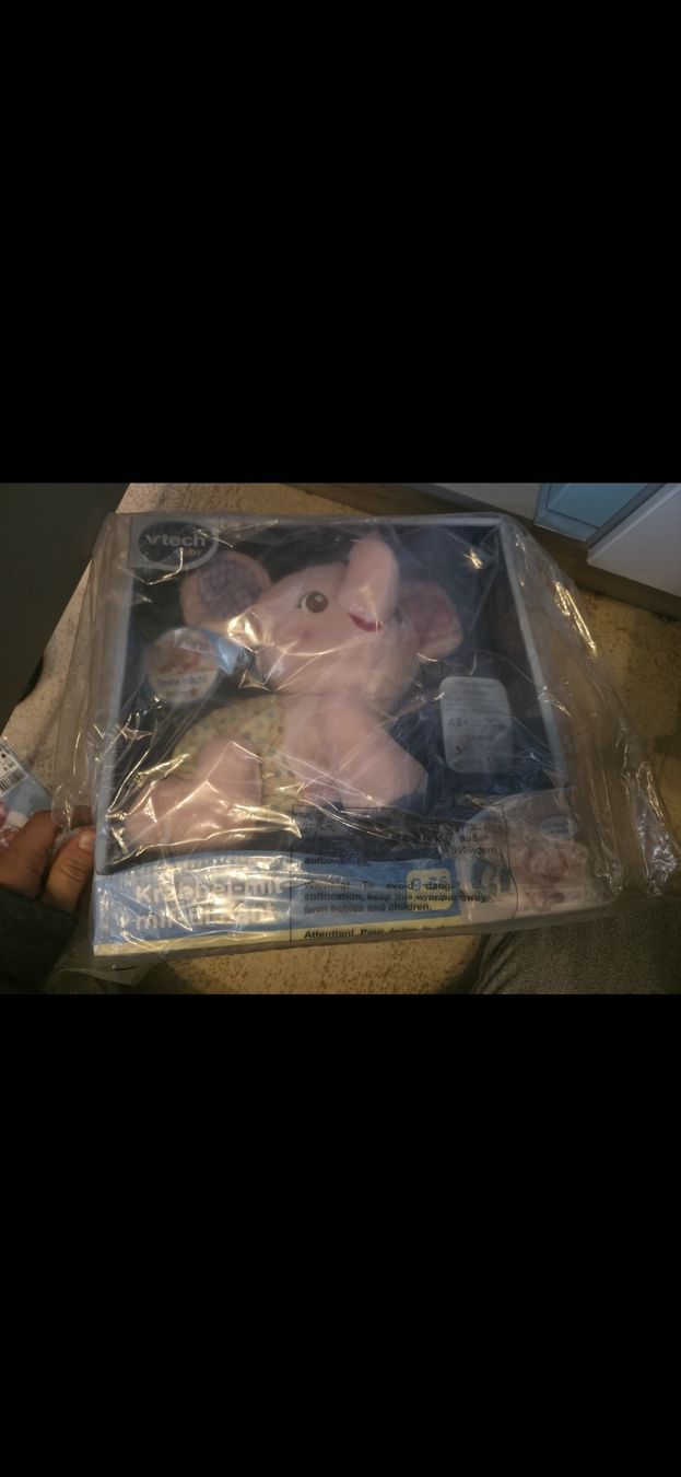 Vtech Giocattoli: VTech Neu Krabbel mit mir Elefant rosa – Nuovo e nell'imballaggio originale da Birrhard venduto da 123Bluemekopf123 1