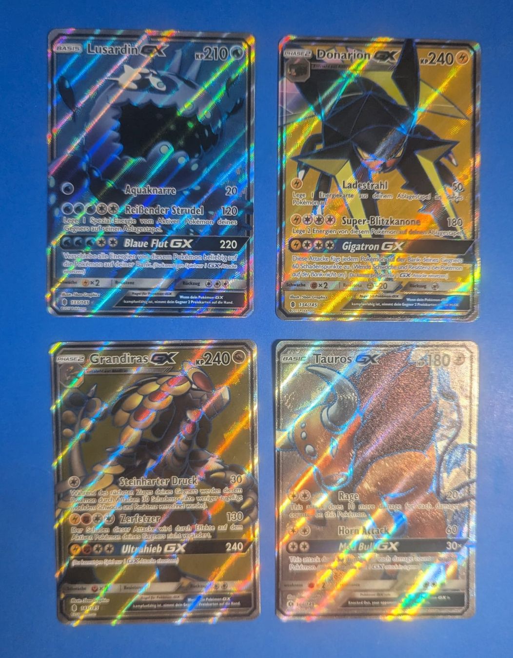 Pokémon Carte collezionabili: 4 ver. Pokemon GX Full Art Karten – Usato da Zürich venduto da printz7