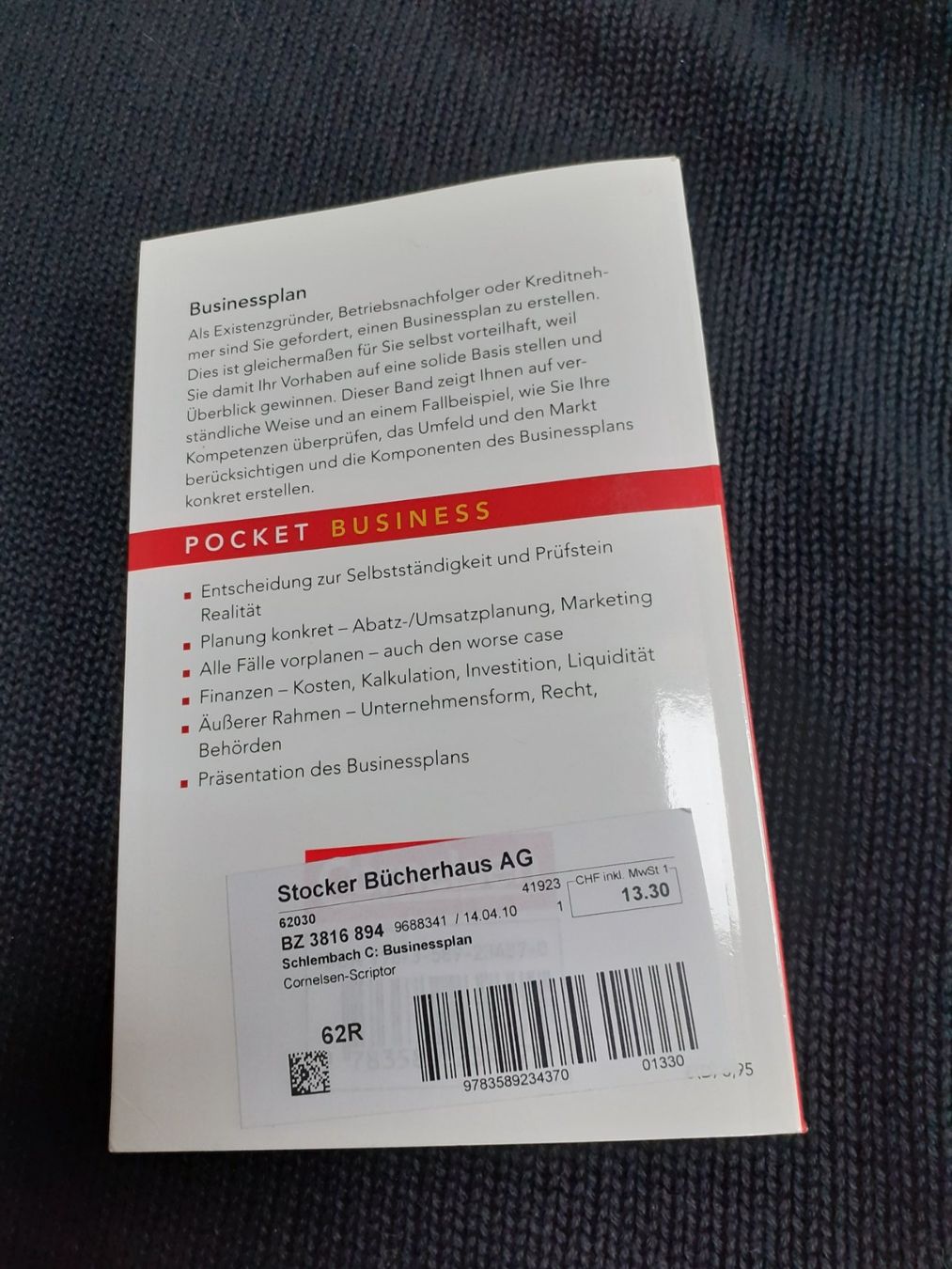 Libri: Taschenbuch Business Plan – Nuovo (secondo la descrizione) da Bure venduto da Srh2 2