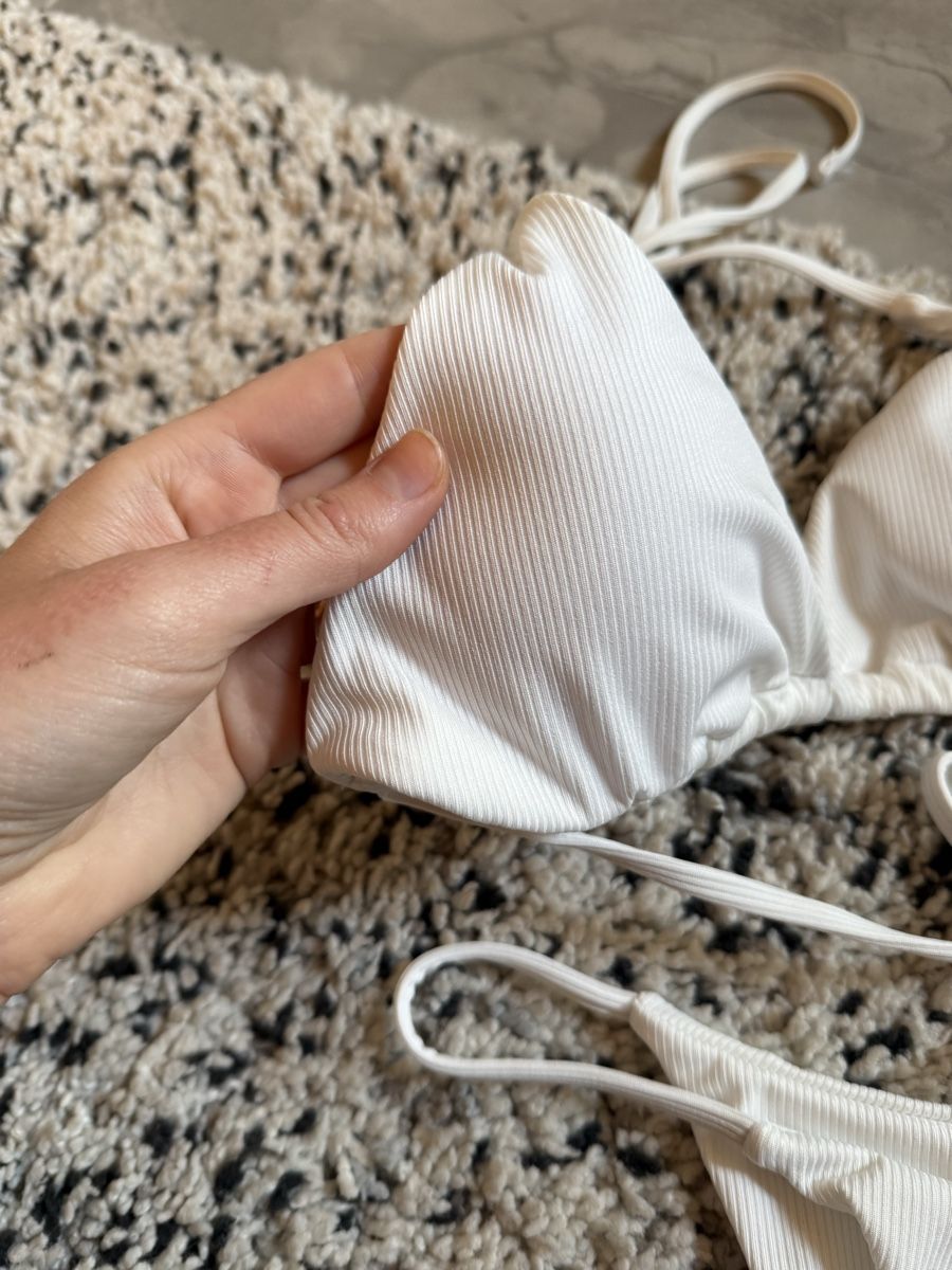 Costumi da bagno & Bikini: Weisser Rippen Bikini Gr. S - Neu – Nuovo (secondo la descrizione) da Dotzigen venduto da White_Warrior 1