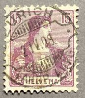 106 Volller Rasierklingenstempel Zürich, SBK 30.-