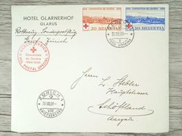 TR104 Enveloppe + Timbre Suisse 1939