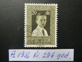 FL 1956 Nr. 296 gestempelt
