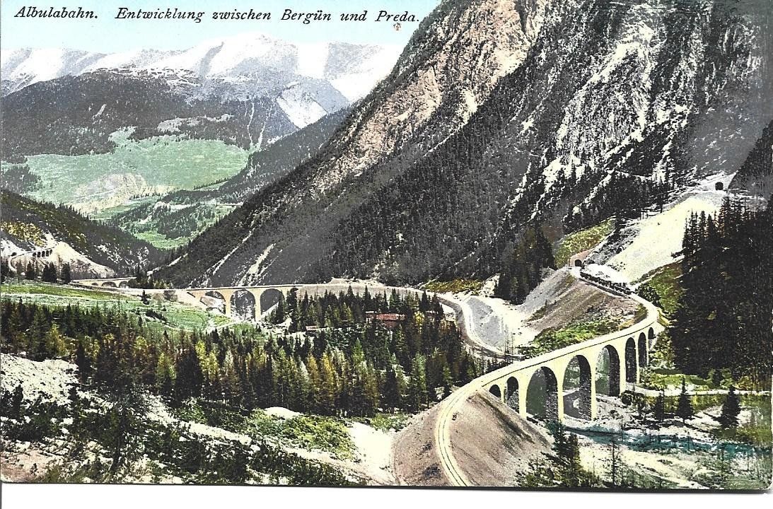 Ansichtskarten: AK Bahn  Albula – Gebraucht aus Appenzell von mai25