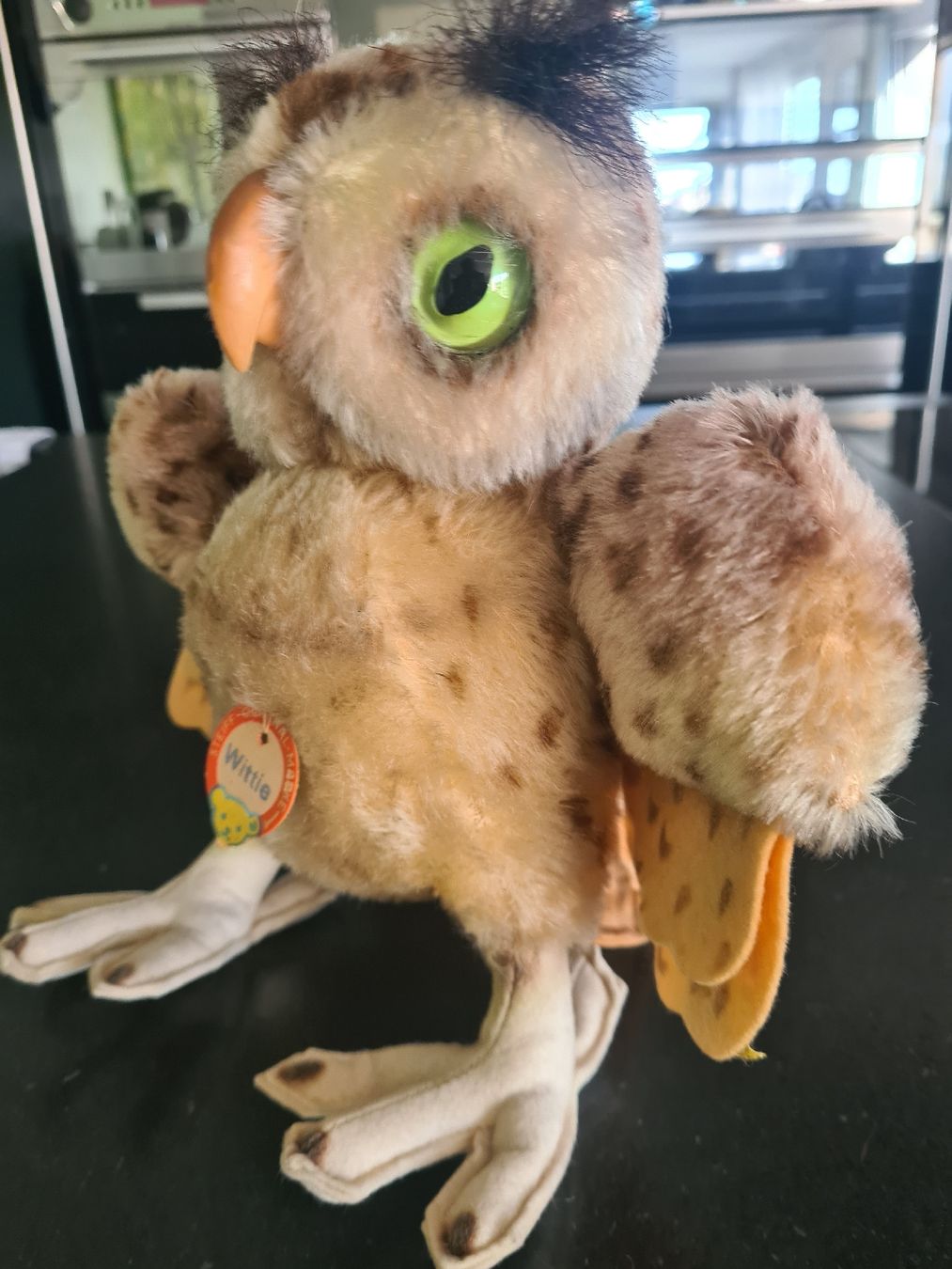 Steiff Giocattoli: Original Vintage Steiff Wittie Eule – Usato da St. Gallen venduto da charly92