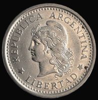 ARGENTINIEN 1 PESO 1962