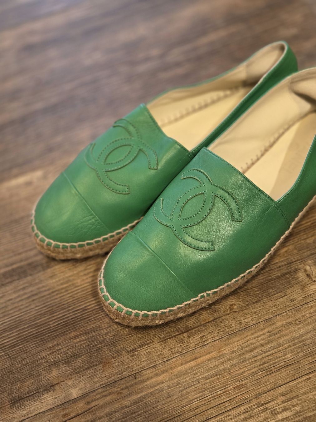 Chanel Scarpe da donna: Chanel Leder Espadrilles – Usato da Zürich venduto da Bubi83 2