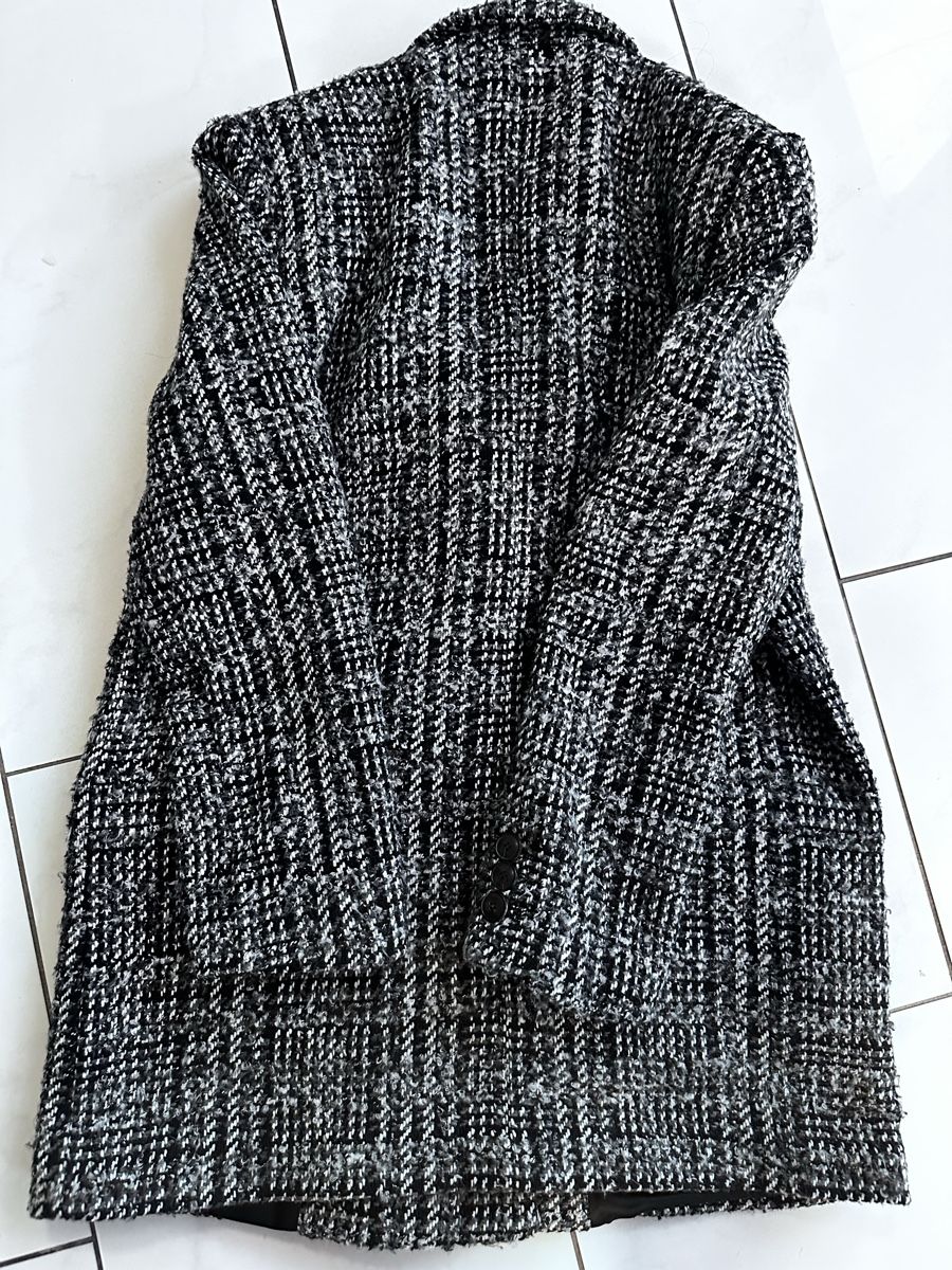 Mango Mäntel: Mango Coat Black and White Checkered Tweed Pattern – Gebraucht aus Zollikofen von ram_9vsj 1