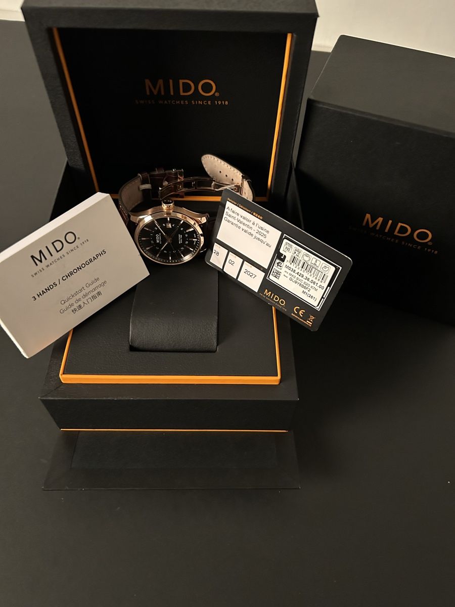 Mido Uhren: AB 1.- NEW FULL SET MIDO MULTIFORT GMT – Neu und originalverpackt aus Le Locle von Two_Time 7