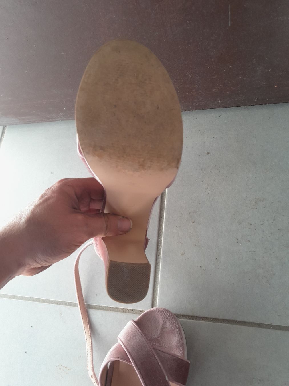 Scarpe da donna: Even&Odd Samt Highheels Rosa, Gr. 38. – Usato da Oberneunforn venduto da Urstin 4