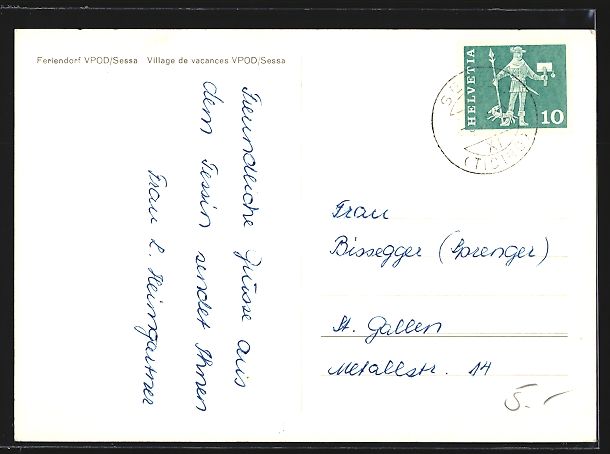 Cartes postales: AK Sessa, Feriendorf VPOD – D'occasion à Berlin par bartko-reher 1