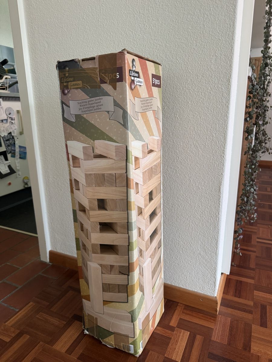 Giochi: Riesen Jenga Trinkspiel – Usato da Zürich venduto da LukasFroelich