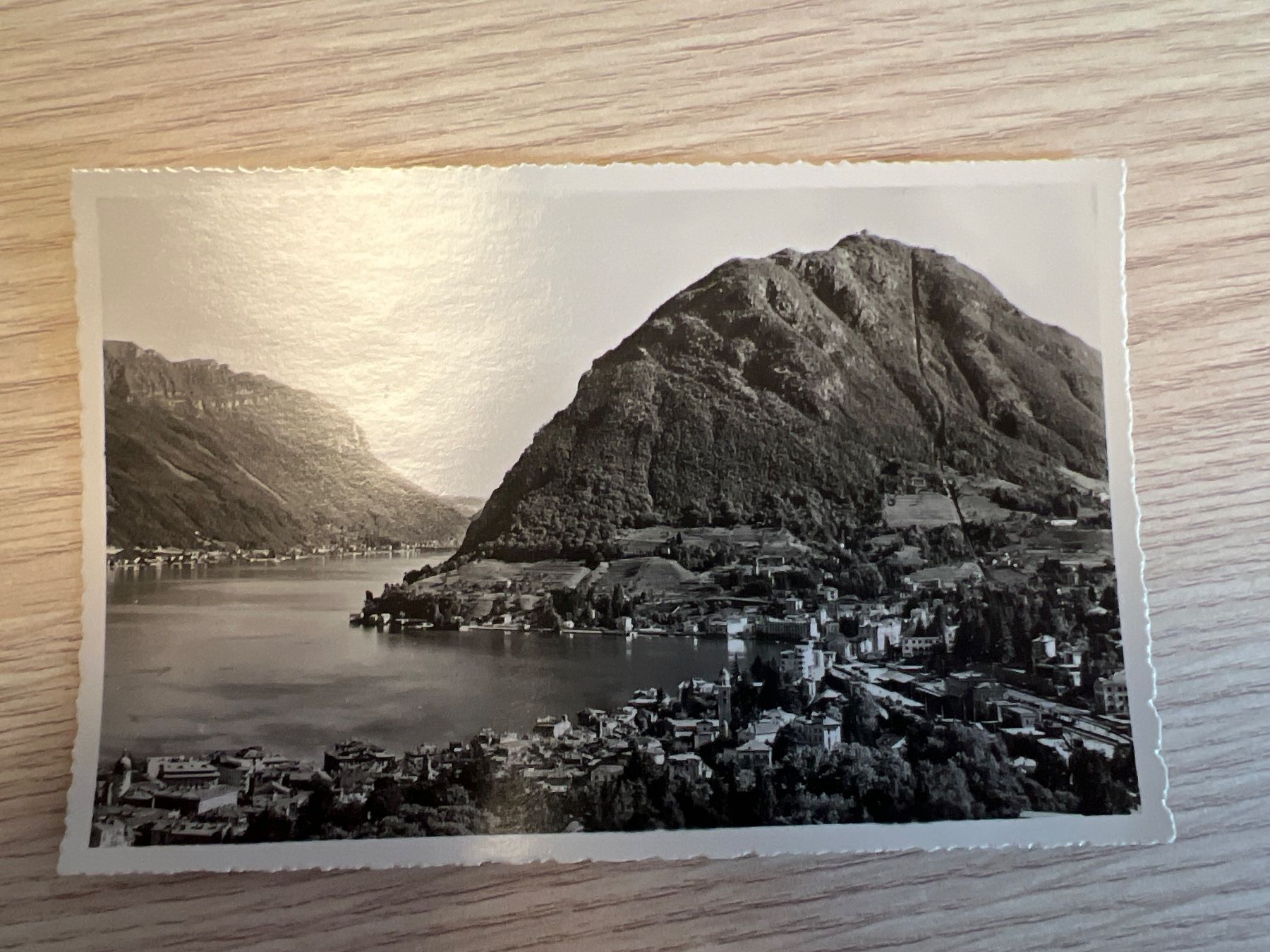 Cartoline postali: Lugano Lago Monte san Salvatore – Usato da Prosito venduto da Danielehh