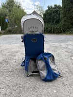 Osprey Poco Kindertrage blau grau gebraucht