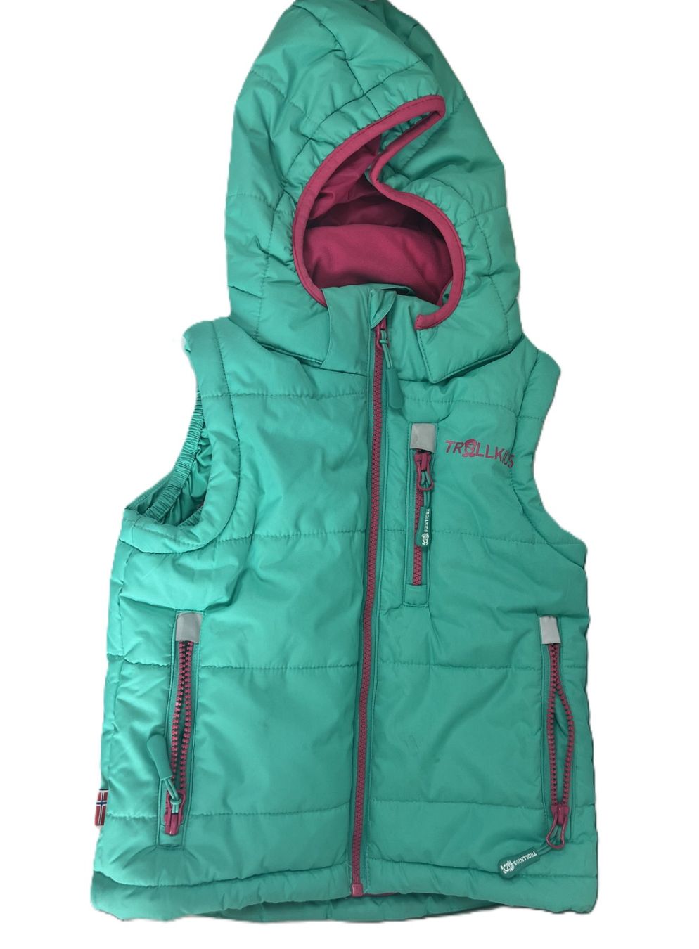 Autres vêtements fille: Trollkids Weste, Gr. 110, Mint/Pink – D'occasion à Zürich par Drahtzug