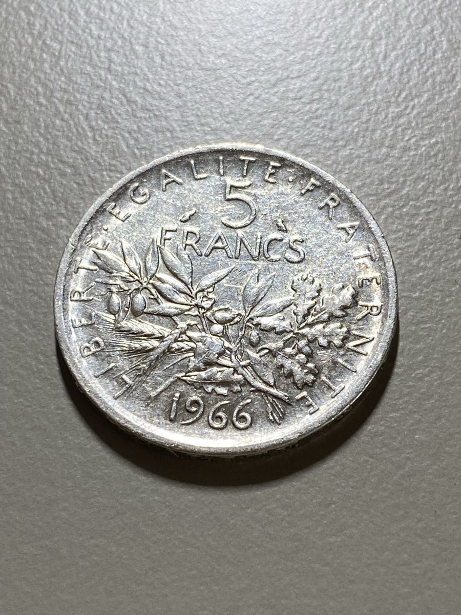 Tutti le monete: France - 5 francs - 1966 AG – Usato da Payerne venduto da Mike1682