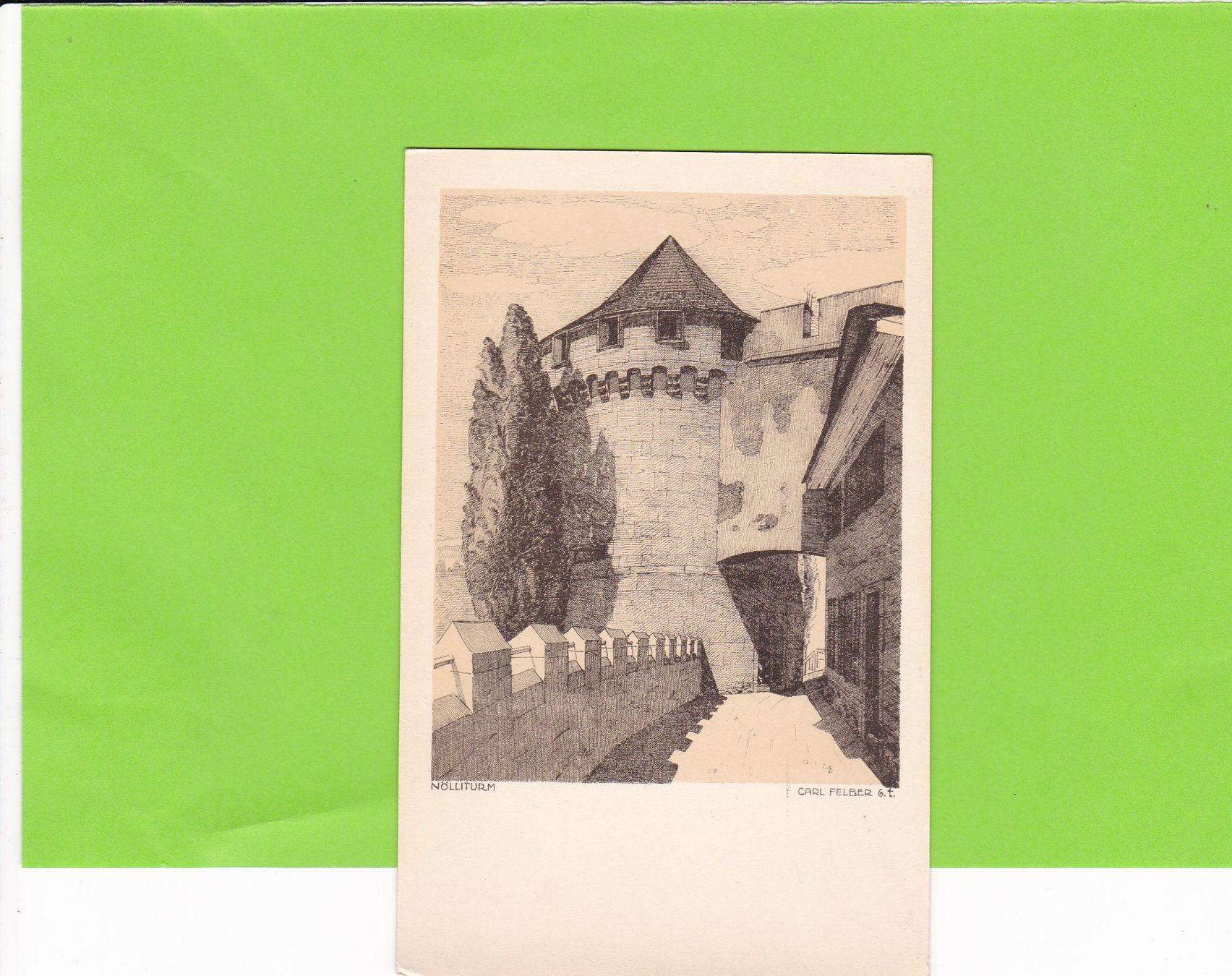 Cartoline postali: Nölliturm-Luzern – Usato da St. Peterzell venduto da neckertal