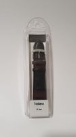 Toskana 22mm schwarz Lederarmband mit Krokodilprägung.