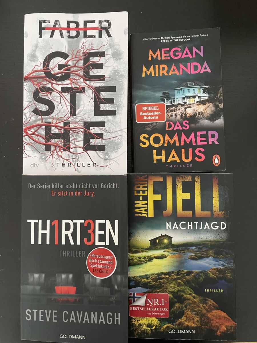 Libri: 4 Thriller TB – Usato da Glis venduto da taisiya078