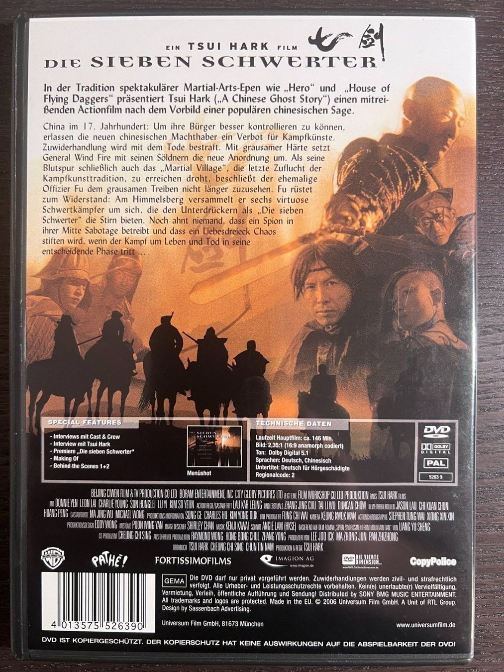 Tutti i DVDs: Die sieben Schwerter – Usato da Zürich venduto da FilmFreunde 1