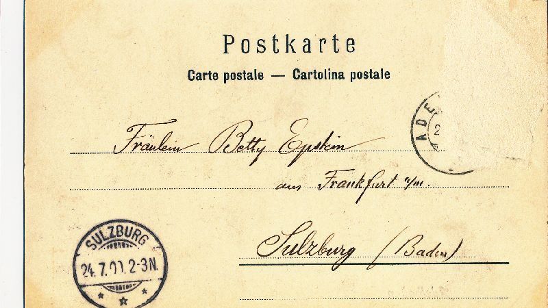 Cartoline postali: Adelboden - Kirche + 1900 – Usato da Emmenbrücke venduto da teestube 1