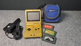 Gameboy Advance SP Zelda, inkl. Game