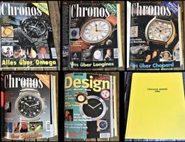 Longines Chopard Omega 5 Chronos Special Magazine als Buch