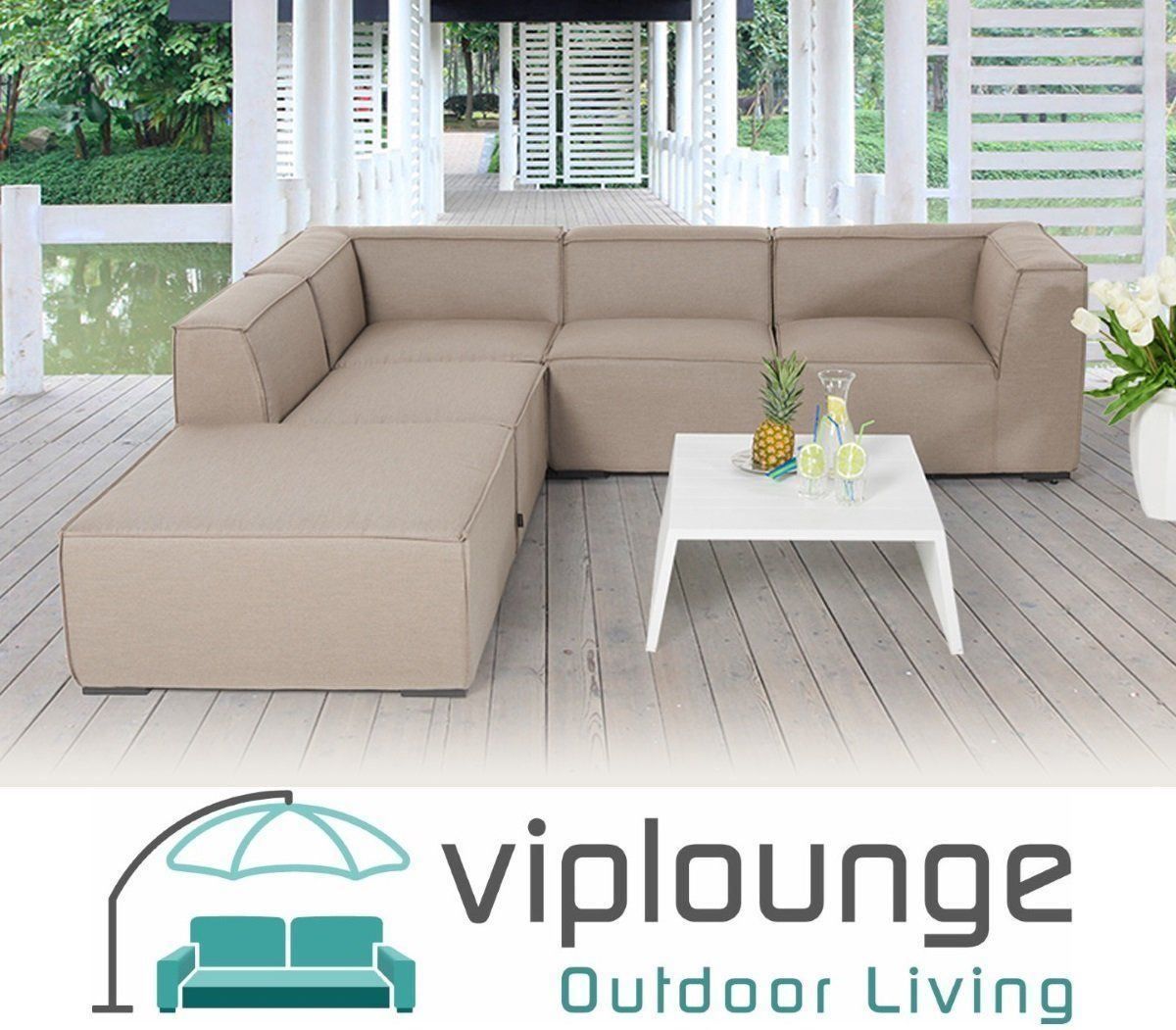Viplounge Sofas: Outdoor Lounge sandbraun – Neu und originalverpackt aus Uznach von viplounge 4
