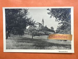4 Büssingen, Kirche, Schaffhausen, Naturstudie