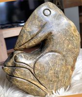 Skulptur "Schuhschnabel" aus Speckstein, Handarbeit