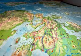 3D XXL Die Erde Weltkarte 230cm x 158cm Topographie fühlen