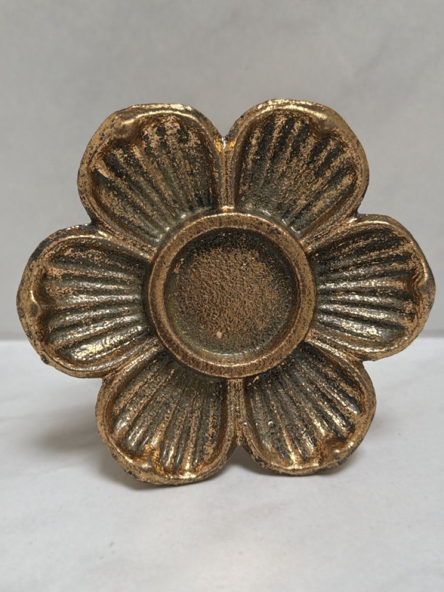 Portacandele: Kerzenständer in Form einer Blume. – Usato da Biberist venduto da Momo33 2