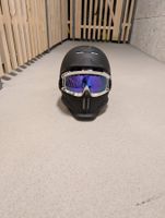 Ruroc RG1 Skihelm Full Face inkl. Skibrille Schwarz/Silber